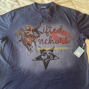 Lifted Anchors Navy Graphic Tee